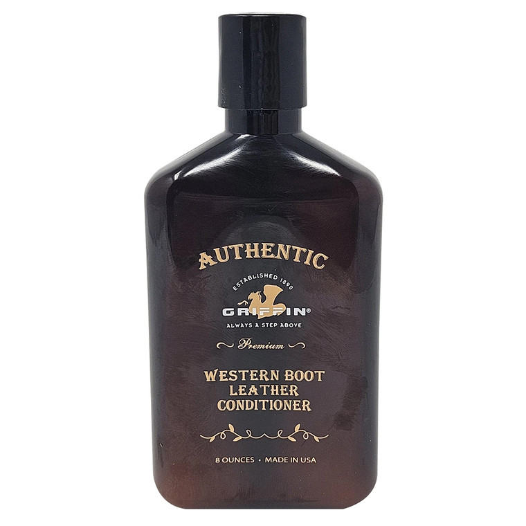 Western Boot Leather Conditioner for Cowboy Boots, Conditioning Cream, 8 Oz