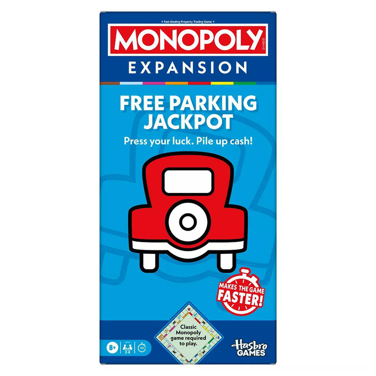 Hasbro Monopoly Free Parking Jackpot Board Game Expansion, 1 Ea