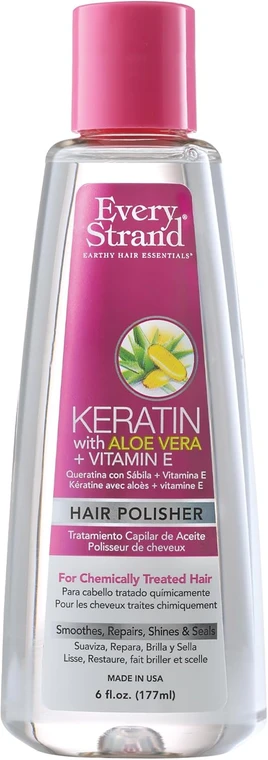Every Strand Hair Polisher Keratin With Aloe Vera & Vitamin E 6oz