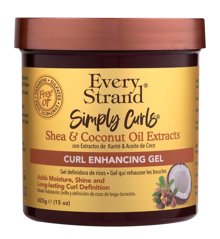 Every Strand Simply Curls Coco Oil Shea Curl Creme, 15 Oz