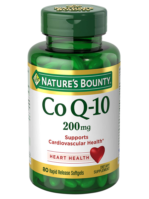 Nature's Bounty, Co Q10  200mg  80 Softgels