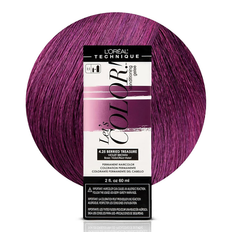 L'Or??al Technique Let's Color! Conditioning Gelee Permanent Hair Color 4.25ml