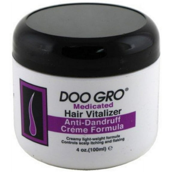 Doo Gro Medicated Hair Vitalizer Anti-Dandruff Creme 4oz
