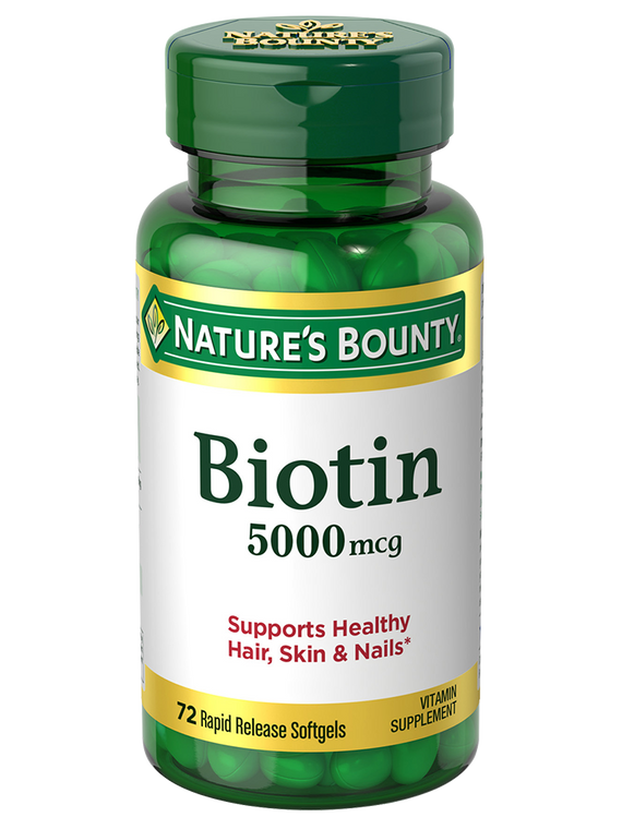 Biotin, 5000 MCG ,Nature's Bounty
