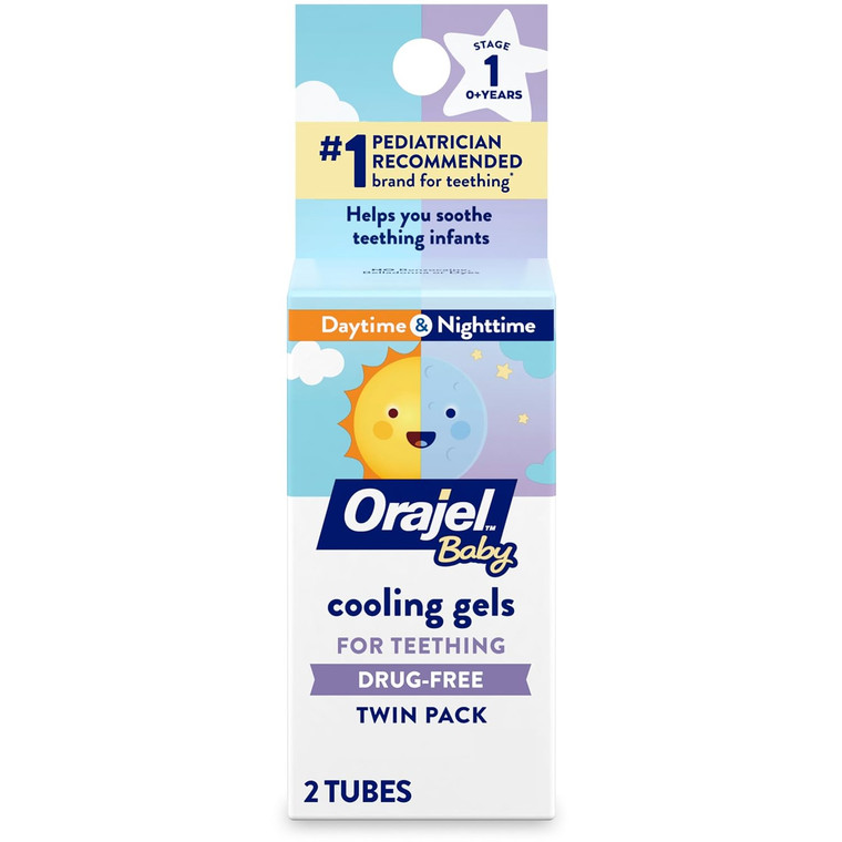 Orajel Plastic Baby Baby Daytime and Nighttime  Cooling Gels