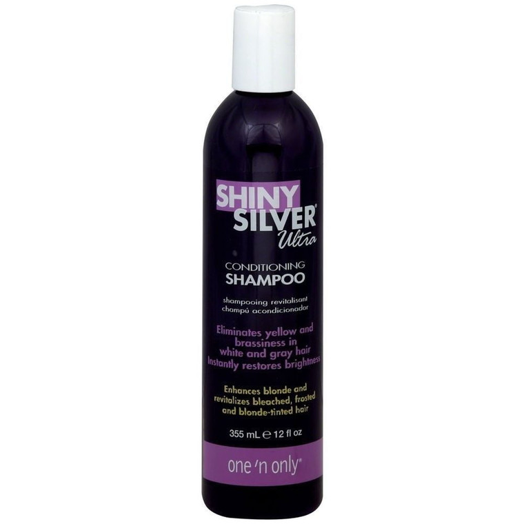 One N Only Shiny Silver Ultra Conditioning Shampoo, 12 Oz