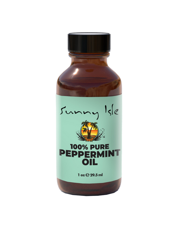 Sunny Isle Pure Peppermint Oil 1oz