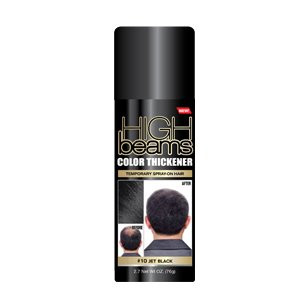 High Beams Color Thickener Temporary Spray-On Hair Jet Black 2.7 oz