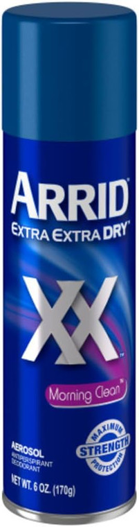 Arrid XX Anti-Perspirant and Deodorant Spray Morning Clean, 6 Oz