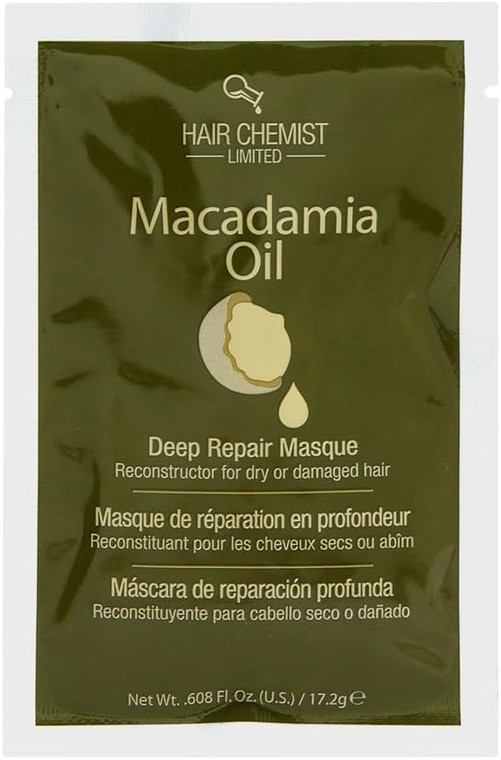 Hair Chemist Macadamia Oil Deep Repair Masque Sachet .608z