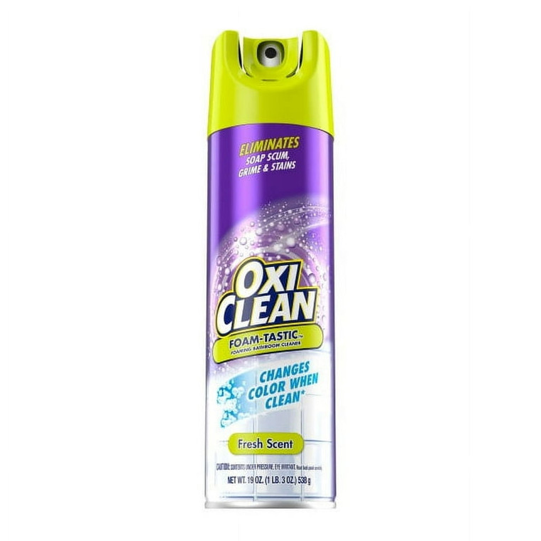 OxiClean Foam-Tastic Fresh Scent Bathroom Cleaner, 19 oz