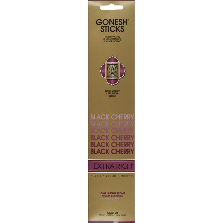 Gonesh Black Cherry 20 Count Incense Sticks