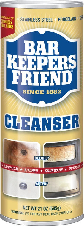 Bar Keepers Friend Multi Purpose Household Cleaner, 21 oz Can