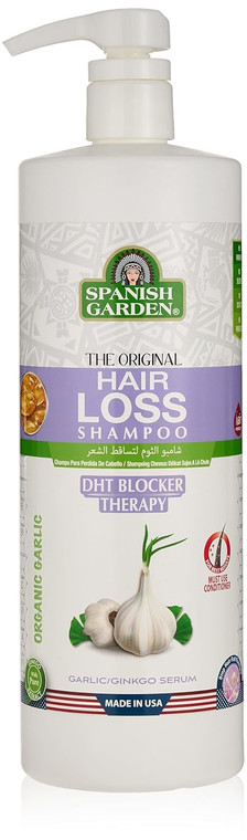 Spanish Garden Garlic Hair Loss Shampoo 32oz