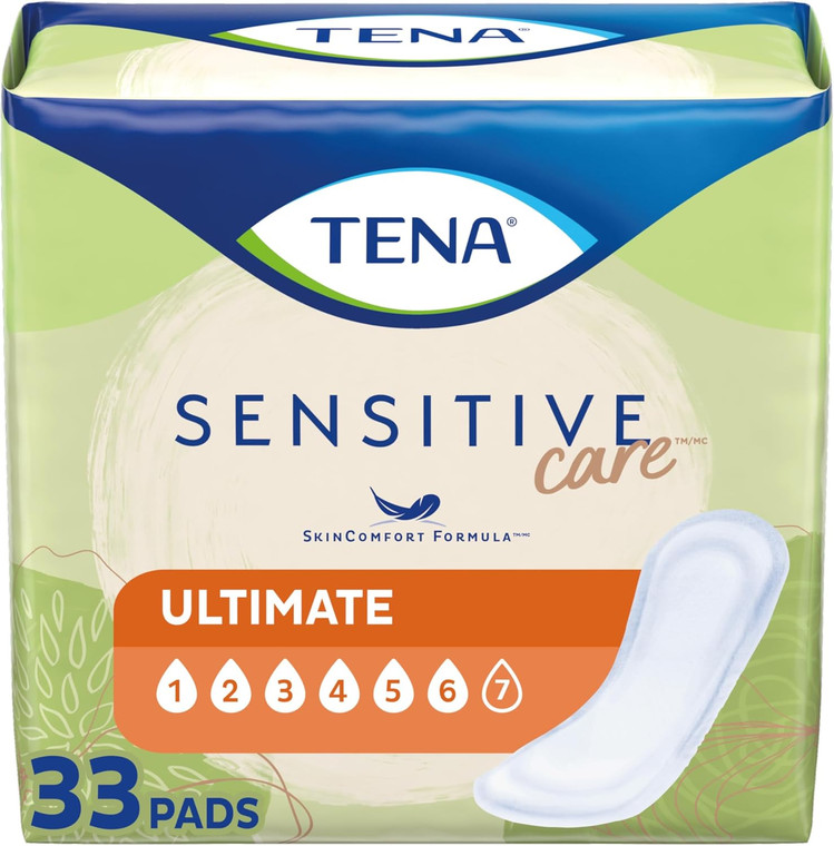 Tena Ultimate Regular Pad, 33 Count
