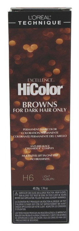 Loreal Excel Hicolor H06 Tube Light Auburn 1.74Oz