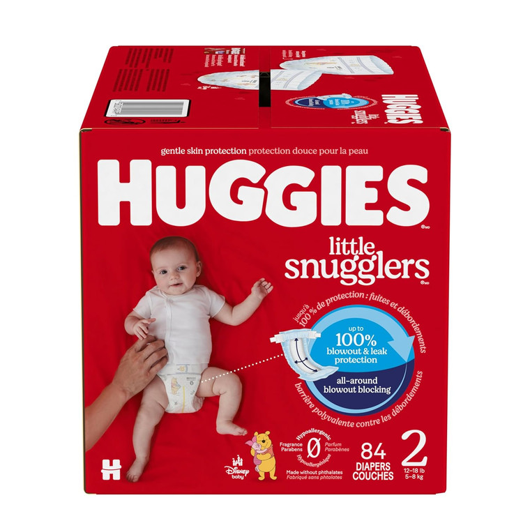 Huggies Little Snugglers, Size 2, 84 Count