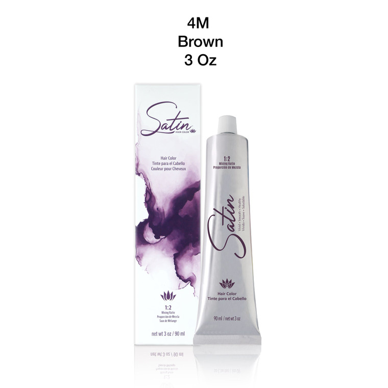 Satin Hair Color Dark Mahogany 4M, 3oz