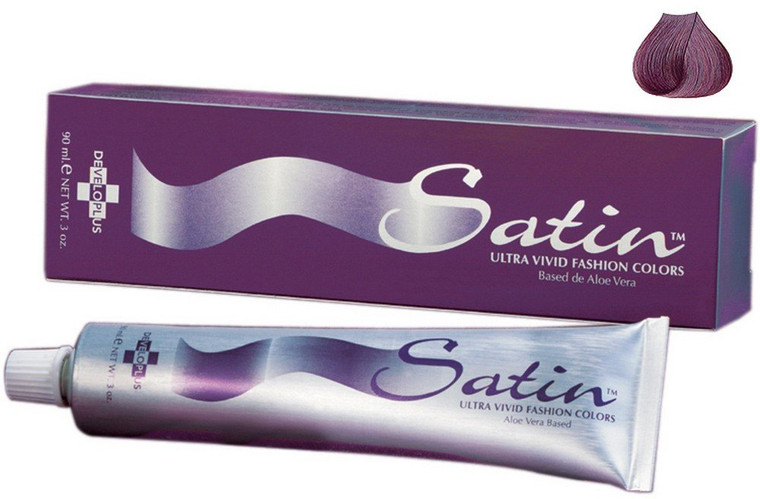 Satin Violet Brown Hair Color 4V, 3oz