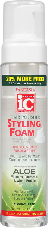 IC Fantasia Hair Polisher Styling Foam 8.5oz