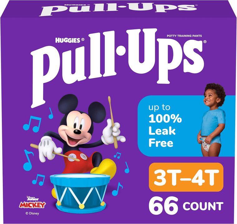 Huggies Pull-Ups Boys 3T-4T, 66 Count