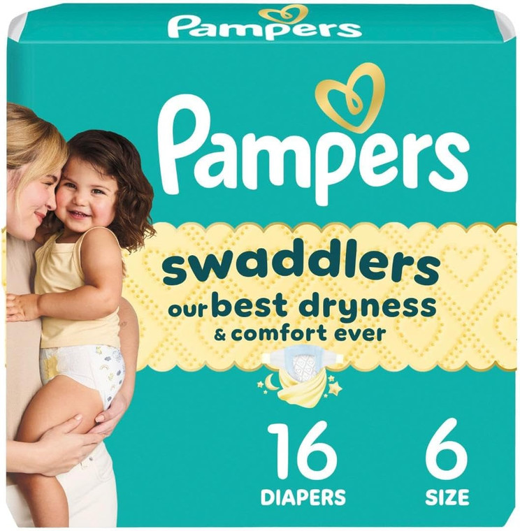 Pampers Swaddlers, Size 6, 16 Count