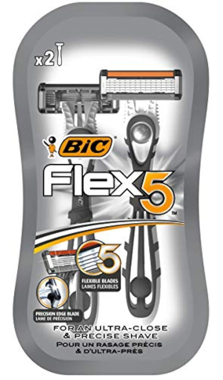 Bic Flex 5 Blades, 2 count