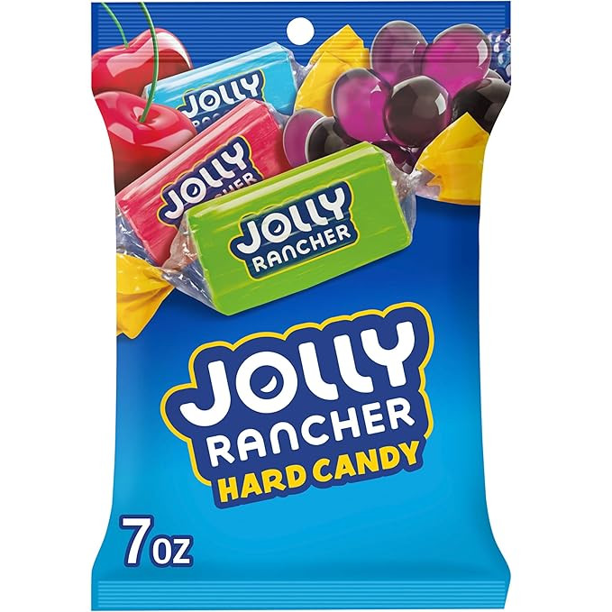 Jolly Rancher Fruit Flavored Ass Hard Candy , 7 oz