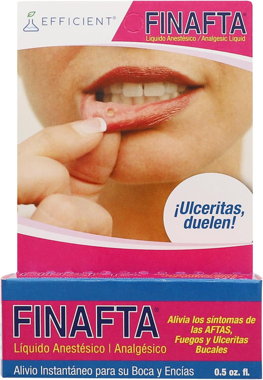 Oral anesthetic Treatment for Canker sores and Mouth and Gum irritations 1/2 oz