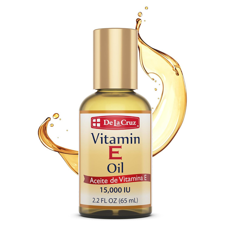 De La Cruz Vitamin E Oil, 2.2 Fl OZ