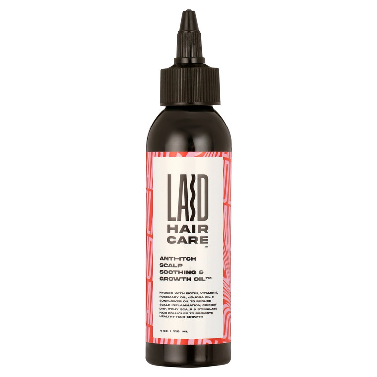 LAID Hair Care Anti-Itch Scalp Soothing Growth Oil, 4 oz