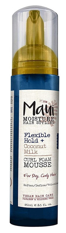 Maui Moisture Coconut Milk Curl Foam Mousse 8.5Oz