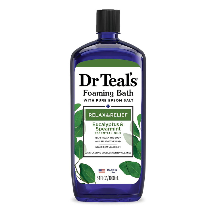 Dr Teal's Foaming Bath Eucalyptus Spearmint, 34 Fl Oz