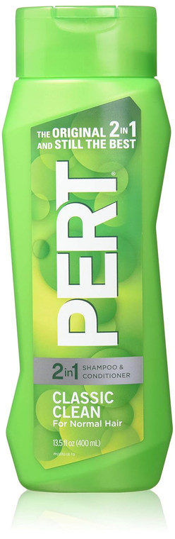 Pert Plus 2 In 1 Shampoo & Conditioner Happy Medium for Normal Hair, 13.5 oz