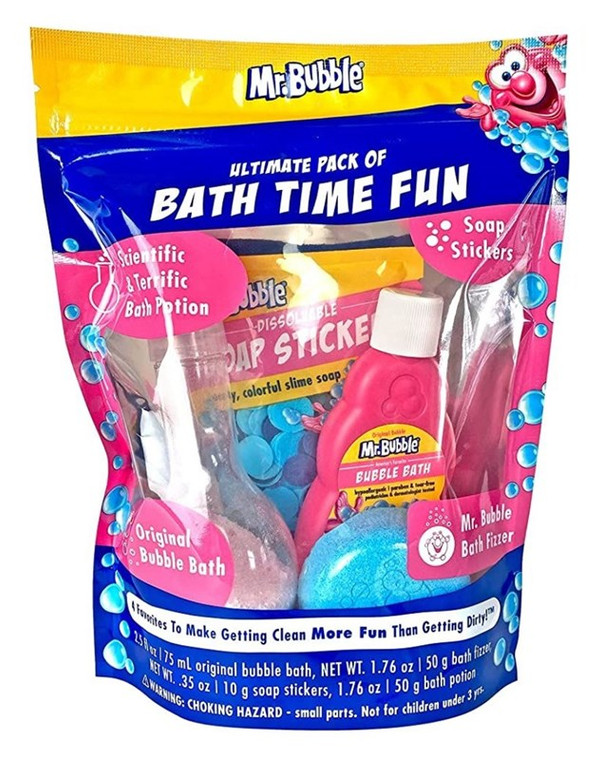 Mr Bubble Ultimate Pack Of Bath Time Fun 4 Favorites