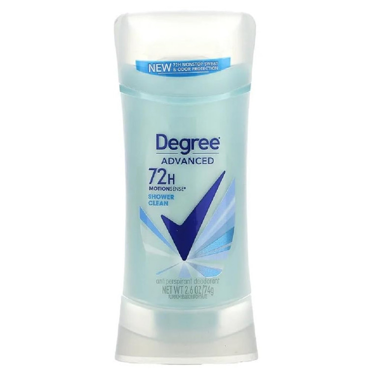 Degree Women Antiperspirant Deodorant Stick Shower Clean 2.6 oz