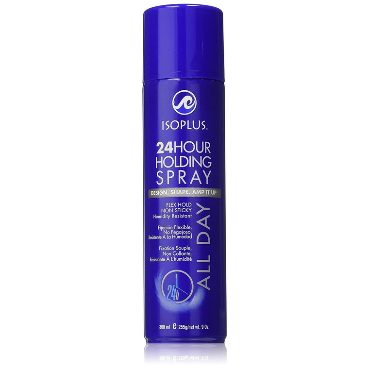 Isoplus 24 Hour Flex Hold Non Sticky Holding Spray, 9 Oz