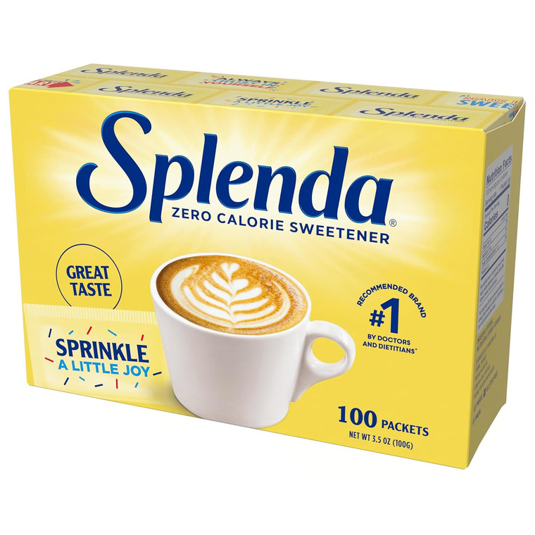 Splenda No Calorie Sweetener Packets, 100count