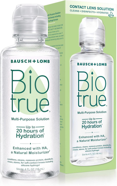 Biotrue Contact Solution, Multi-Purpose Lens Solution 4oz