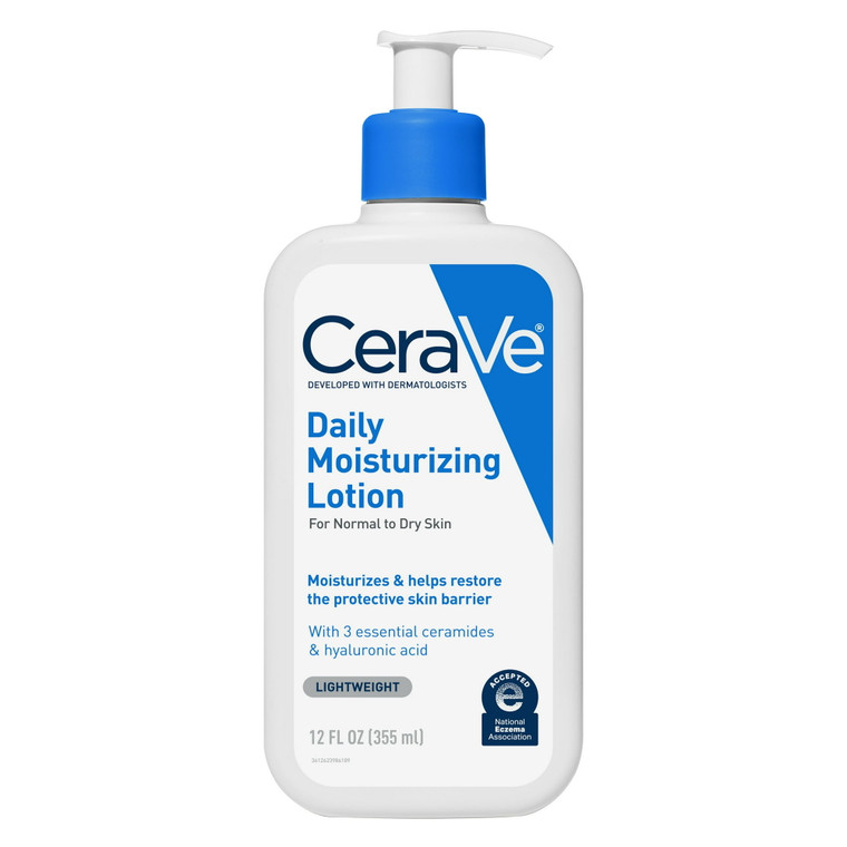 CeraVe Daily Moisturizing Face & Body Lotion, 12 fl oz
