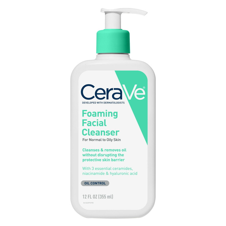 CeraVe Foaming Facial Cleanser, 12 fl oz