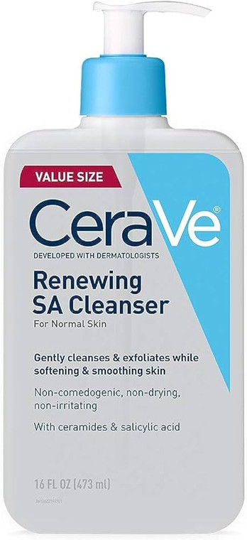 CeraVe Renewing Salicylic Acid Cleanser, 16oz