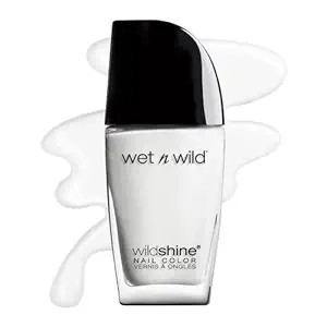 wet n wild Wild Shine Nail Polish, High-Shine Finish, Long-Lasting & Iconic Nail Color