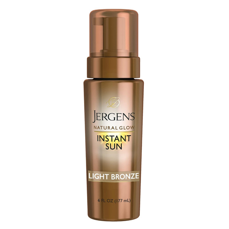 jergens Natural Glow Instant Light Bronze Tan, 6 Oz