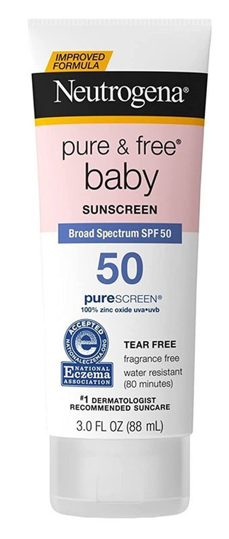 Neutrogena Pure & Free Baby Spf#50 Sunscreen 3Oz