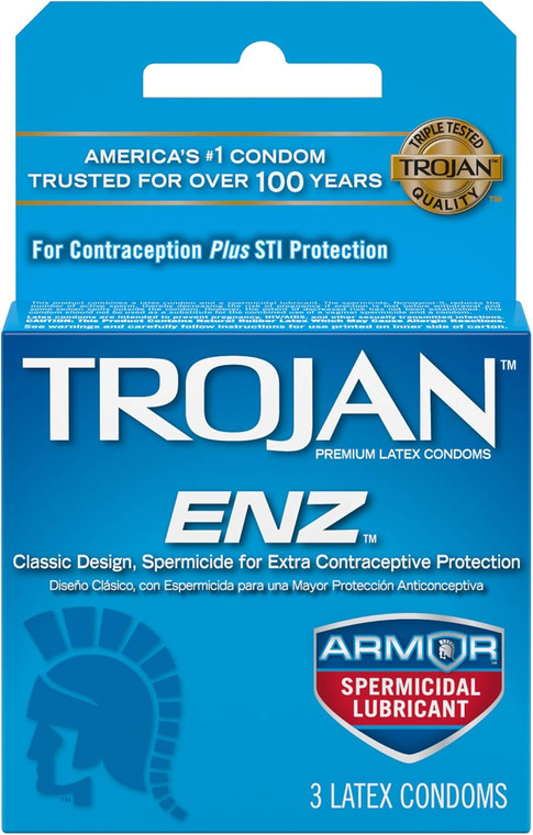 Trojan-ENZ Spermicide 3count