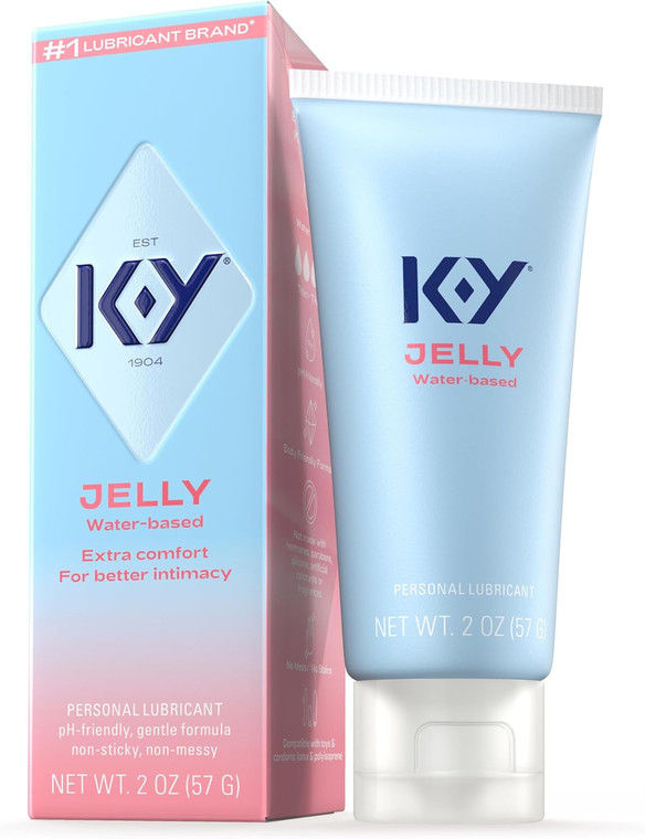 K-Y Jelly Water Based Lube, 2oz