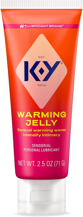 K-Y Warming Jelly Personal Lubricant, 2.5oz