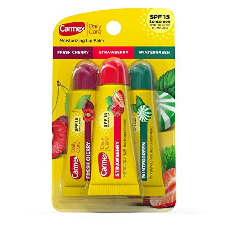 Carmex Assorted Moisturizing Lip Balm Tubes, 0.35 Oz