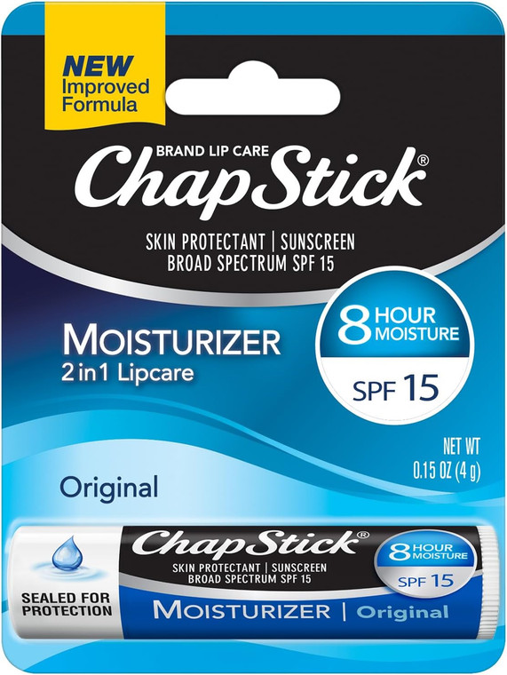 ChapStick Lip Moisturizer SPF 15, 0.15oz